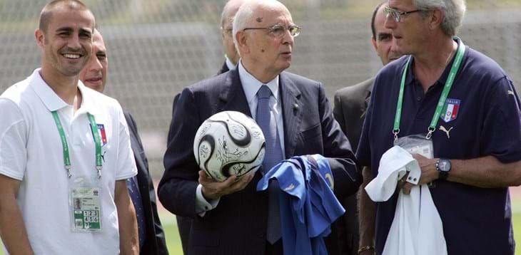 Scomparso a 98 anni l'ex Presidente della Repubblica Giorgio Napolitano. Minuto di raccoglimento su tutti i campi