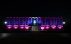 Coverciano lit up pink to promote the prevention of breast cancer