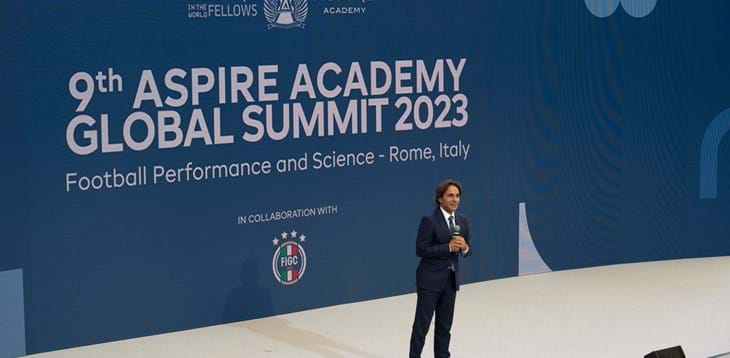 The Aspire Academy Global Summit, organised in collaboration with the FIGC, held in Rome