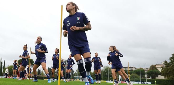 Nations League: the Azzurre set to depart for Sweden