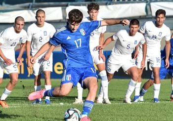 La Grecia passa a Forlì per 2-1. Gli Azzurrini si qualificano all'Elite Round come secondi nel girone