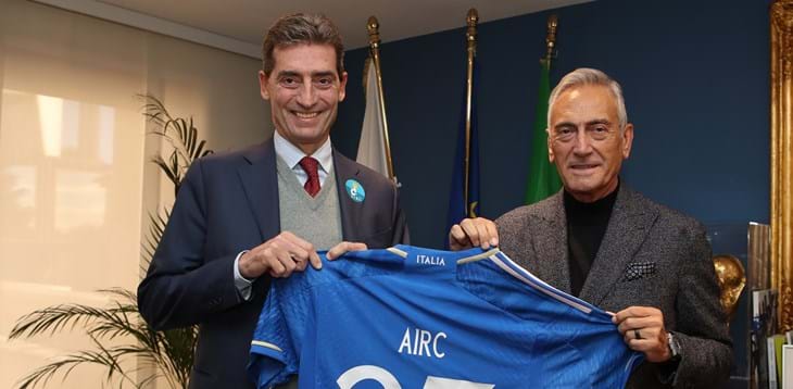 Firmato il protocollo d’intesa tra FIGC e Fondazione AIRC. Gravina: “La ricerca sul cancro è un messaggio di fiducia verso il futuro”