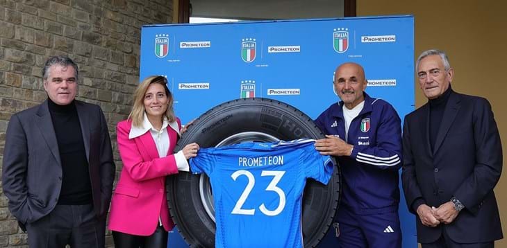 Prometeon diventa Official Tyre Partner delle Nazionali italiane di calcio