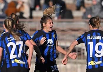 L'Inter vince il derby e allunga la crisi del Milan. Como-Pomigliano finisce 0-0