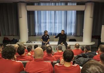 Luca Gotti docente per un giorno al corso UEFA A: “Coverciano è un luogo di istruzione circolare”