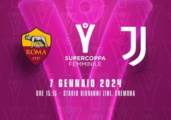 Domenica 7 gennaio a Cremona sarà ancora Roma-Juventus: si gioca allo stadio 'Giovanni Zini', calcio d'inizio alle 15.15 e diretta su Rai 2