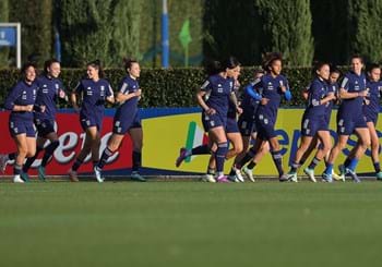 Nations League, final session for the Azzurre before travelling to Spain