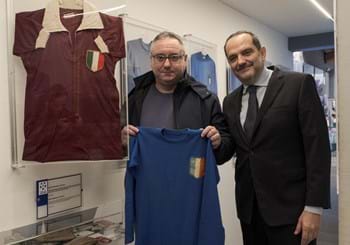 La maglia numero sette di Romeo Menti donata al Museo del Calcio