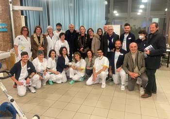 Head Coach Luciano Spalletti visits Auxilium Vitae clinic in Volterra