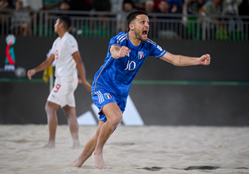 Rimontona Azzurra: l’Italia batte 5-2 Tahiti ed è in semifinale al Mondiale di beach soccer! Sabato (ore 16.30) la Bielorussia