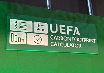  Presentato il UEFA Carbon Footprint Calculator, il calcolatore ufficiale per il calcolo delle emissioni prodotte dalle attività calcistiche