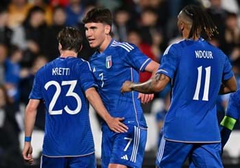 Casadei and Fabbian goals give Italy 2-0 win over Latvia to stay top of Group A
