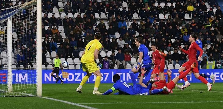 Italy concede stoppage-time goal against Türkiye: 1-1 in Ferrara