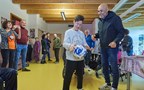 Spalletti visits the Abilè centre in Schio: “Happiness is what you can give to others”