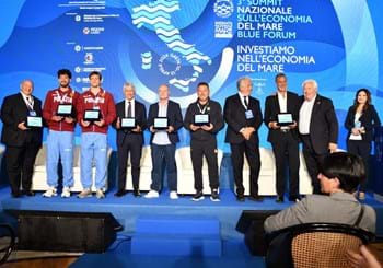 Del Duca e Arcopinto premiati dall’USSI al ‘3° Summit Nazionale sull’economia del mare Blue Forum’ a Gaeta
