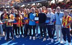 L'Adelfia Lecce premiata al 'Via del Mare' dal presidente Sticchi Damiani: "Un'emozione forte per tutti noi"