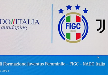 Progetto UEFA HatTrick V: la Commissione Federale Antidoping e la NADO incontrano le giocatrici e lo staff della Juventus femminile