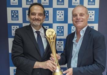 Euros trophy won by the National beach soccer team added to the Museo del Calcio collection