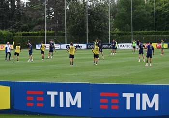 The training camp continues at Coverciano, training in the afternoon with the youth players of Empoli
