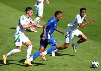 A Coverciano una sfida tutta azzurra con l’Under 20: finisce 3-1 con le reti di Scamacca, Raspadori ed El Shaarawy