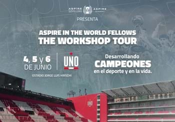 ‘Aspire In The World Fellows – The Workshop Tour’ a La Plata, in Argentina. Di Salvo: “Per lo sviluppo del calcio”