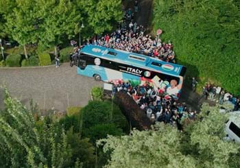 The Azzurri's arrival in Germany