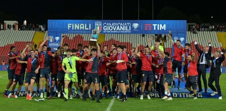 Under 18 Professionisti, il Genoa è campione d’Italia: la Roma cade ad Ancona per 2-0. Ruotolo: “Meravigliosi”