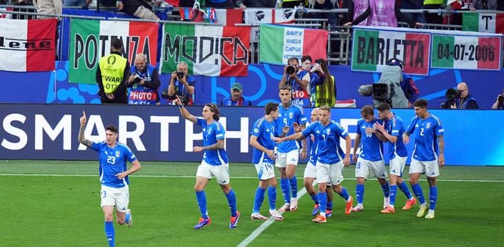 Over 11.5 million tune in to watch the Azzurri's EURO 2024 opener