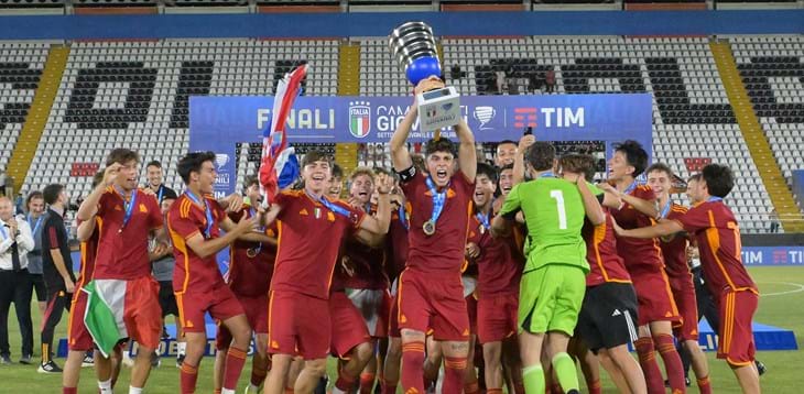 Under 17 Serie A e B, dinastia Roma, secondo scudetto di fila, Empoli ko 3-1. Falsini: 
