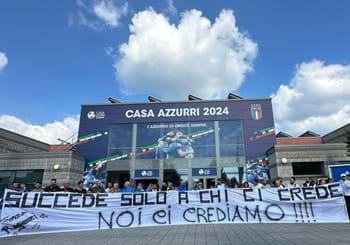 Fan enthusiasm at Casa Azzurri in Germany 