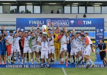 Under 16 Serie C, scudetto al Cesena, sconfitta la Virtus Entella 