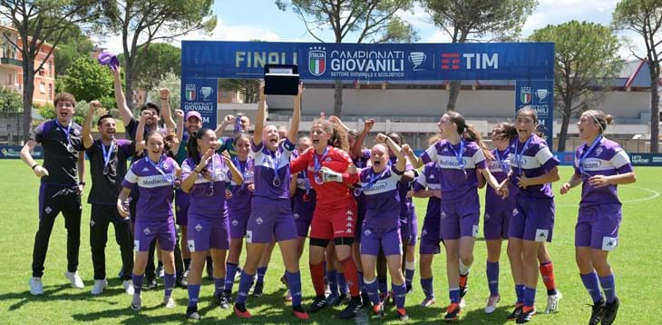 Under 15 femminile: nell’attesa della finalissima, la Fiorentina conquista il terzo posto. A Tolentino, superata la Pro Sesto per 4-1
