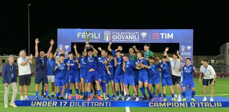 Under 17 Dilettanti e Puro Settore Giovanile: storico Tricolore dell'Affrico, battuto 4-1 il Levante Azzurro
