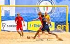 International Beach Soccer, è la seconda giornata di gare a Tirrenia: successo della Romania sulla Lituania
