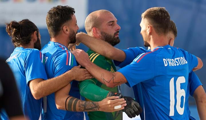 Ad Alghero è grande Italbeach, 6-2 all'Estonia