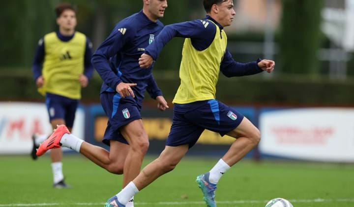 Verso il match con il Belgio: primo allenamento per gli Azzurri a Coverciano