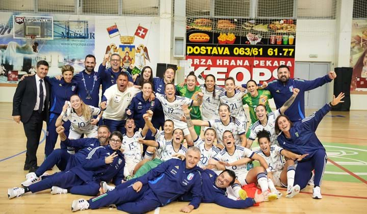 L'Italfutsal femminile domina il Main Round delle Qualificazioni Mondiali