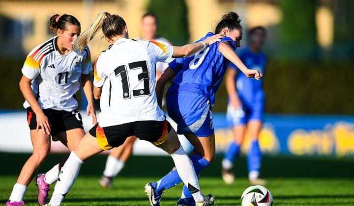 Le Azzurrine regalano spettacolo e pareggiano 2-2 con la Germania