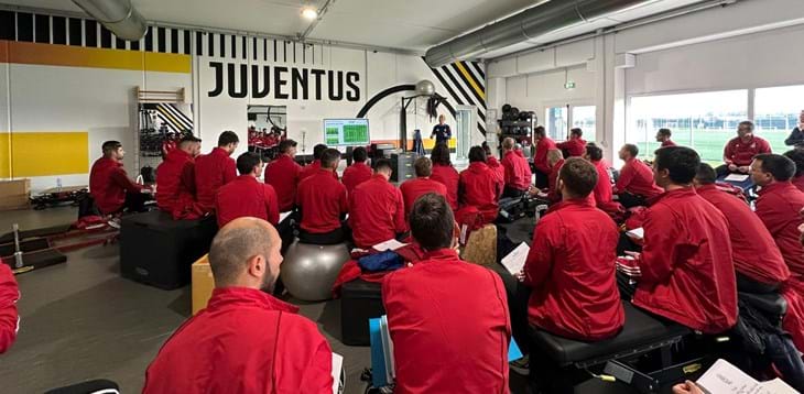 Corso per Preparatore atletico, gli allievi a Vinovo per uno stage di due giorni alla Juventus