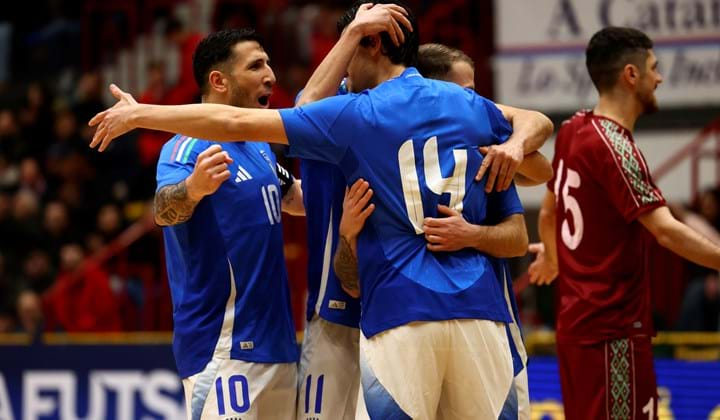 Azzurri del futsal fermati sul pari dalla Bielorussia