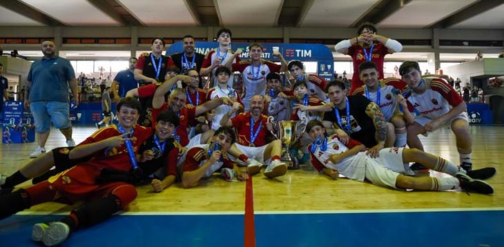 Futsal: Roma Calcio a 5 e Cantera Adriatica Campioni d'Italia Under 17 e Under 15