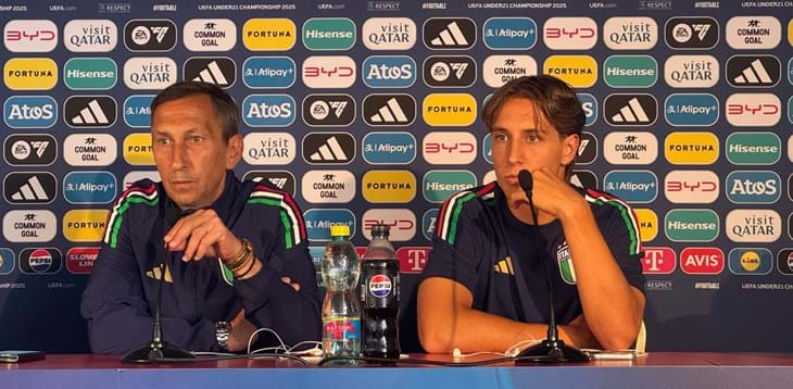 Italia-Spagna, sfida tra le due nazionali più titolate d’Europa. Nunziata: “Giusto fare dei cambi, ho portato qui 23 ottimi calciatori”