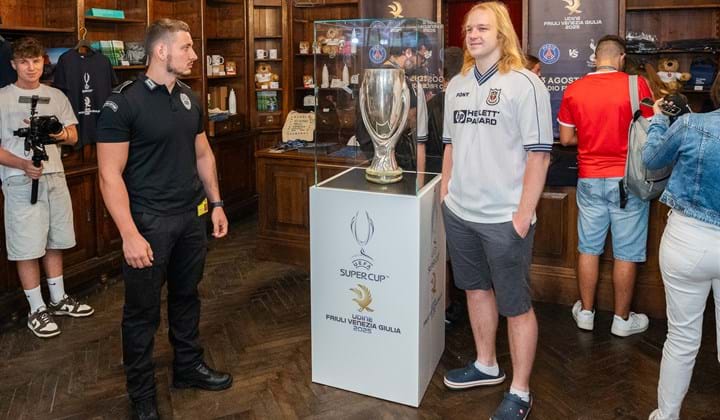 UEFA Super Cup, la 'Trophy Experience' al via da Gorizia