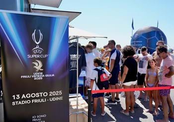 UEFA Super Cup, la 'Trophy Experience' a Lignano Pineta