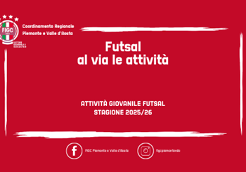 Futsal: pubblicato il comunicato ufficiale n.4/SGS per l'avvio delle attività