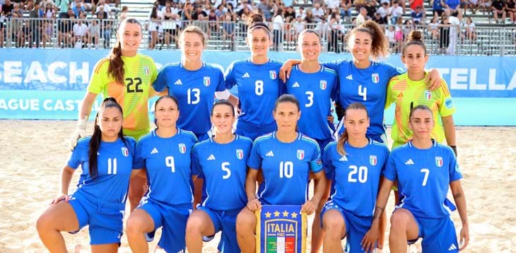 Women's Euro Beach Soccer League dal 9 al 14 settembre a Viareggio: le scelte del CT Emiliano Del Duca
