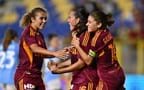 Anche il derby femminile premia la Roma: Haavi-Corelli-Viens, Lazio battuta 3-0. Mercoledì Juventus-Inter su Sky Sport Uno e NOW