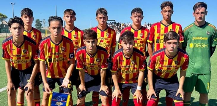 Under 15 Serie A e B, Lecce travolgente a Cavallino: 3-0 sul Napoli e primo posto nel Girone C
