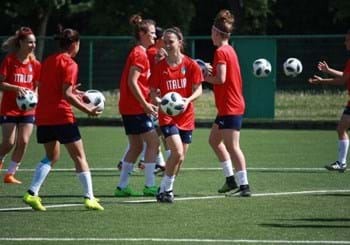 Nazionale Femminille U17: allenamento del 12-05-2018