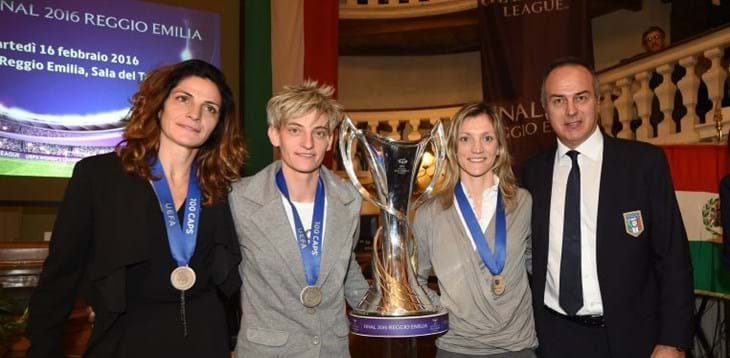 Presentata a Reggio Emilia la finale della UEFA Women's Champions League
